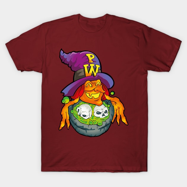 The Witch Cauldron T-Shirt by The Dark Raven